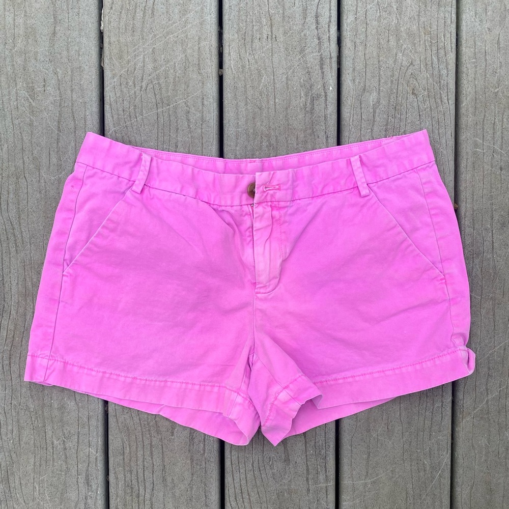 Bright Pink “sun kissed” Gap shorts. Size 8.